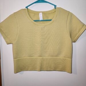 Offline by Aerie, Ribbed Cropped Athletic Top